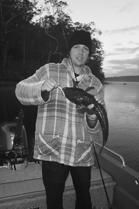James Gale with a nice Clyde River flathead. Fish like this should become more common under the latest draft of the Batemans Marine Park.